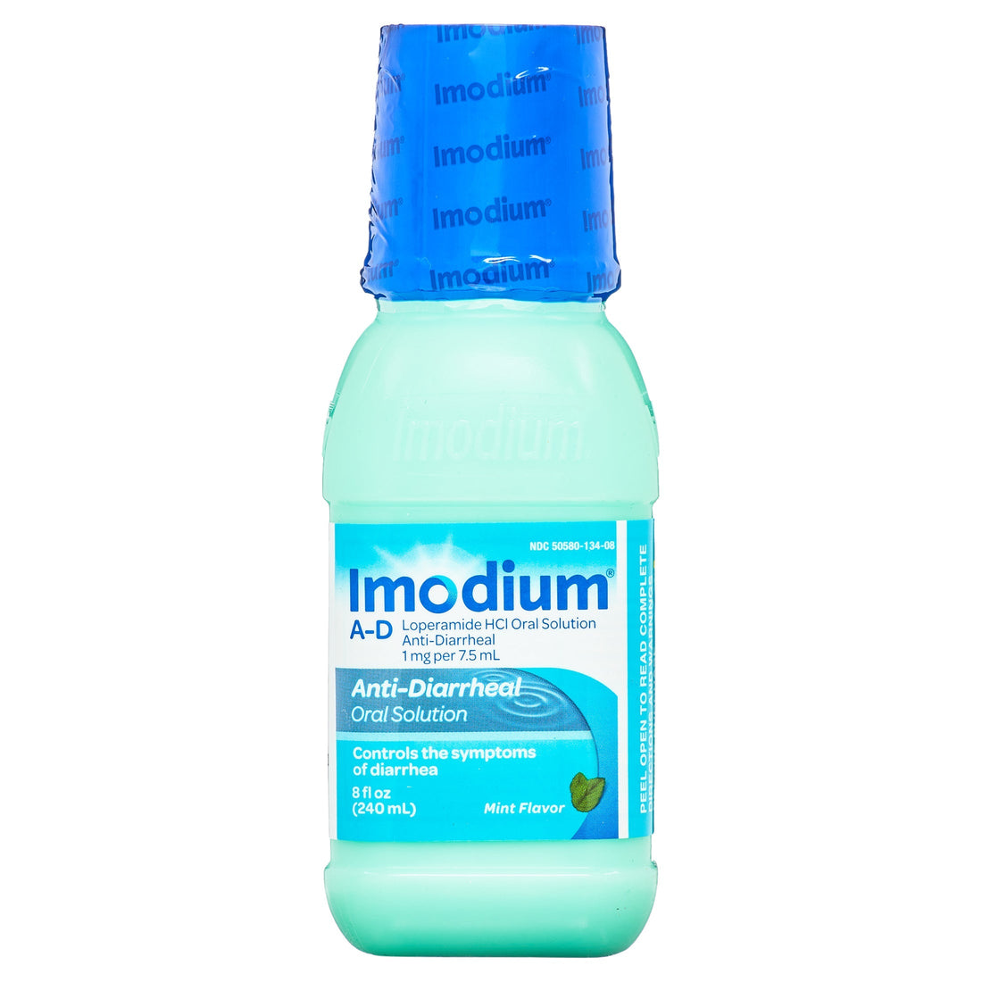 Imodium A-D Liquid Oral Anti-Diarrheal Medicine, Mint Flavor, 8 Fl. Oz 