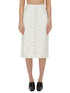 Courreges Women Skirt With Buttons by Luosophy