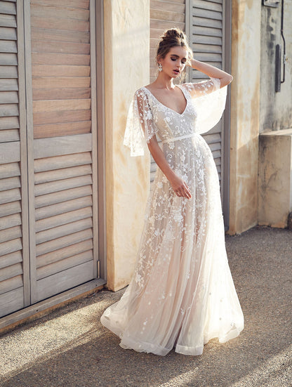 Women Fall Dress Sexy Lace V neck Backless Dress by Ragazza