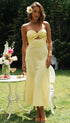 Women Clothing Solid Color Tube Top Back Smocking Tight Waist Maxi Dress by Ragazza
