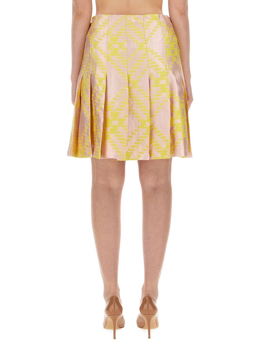 Burberry Women Check Pattern Skirt by Luosophy