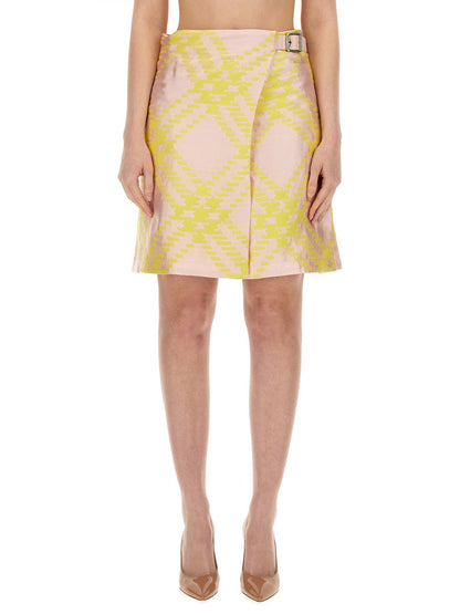 Burberry Women Check Pattern Skirt by Luosophy