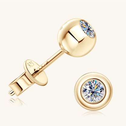 Sparkala™ Pure Sterling Silver Stud Earrings - DestGlow