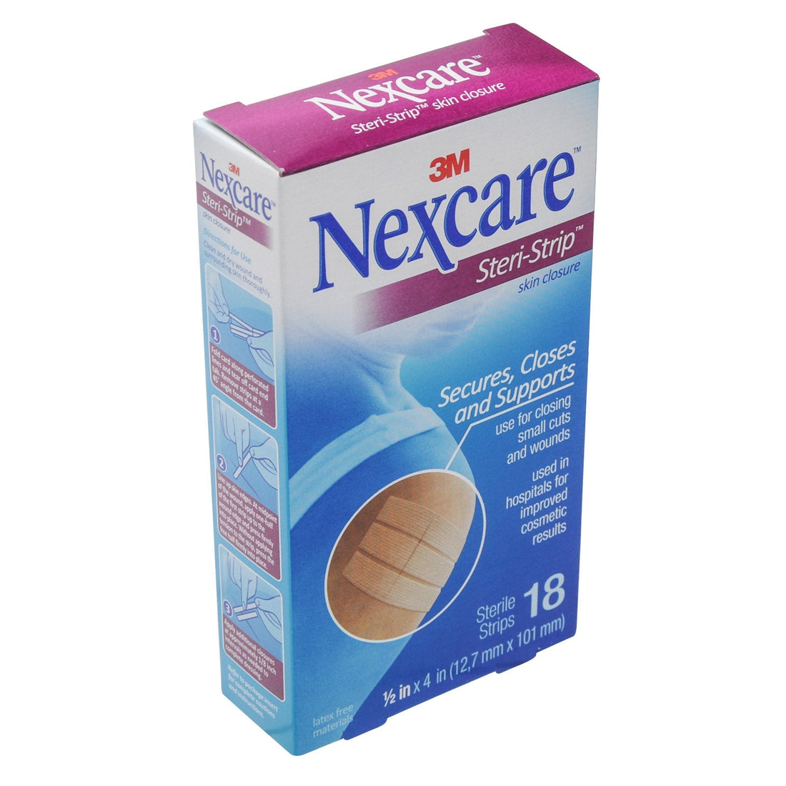 Nexcare Steri-Strip Skin Closure Strips, 0.5 Inch 