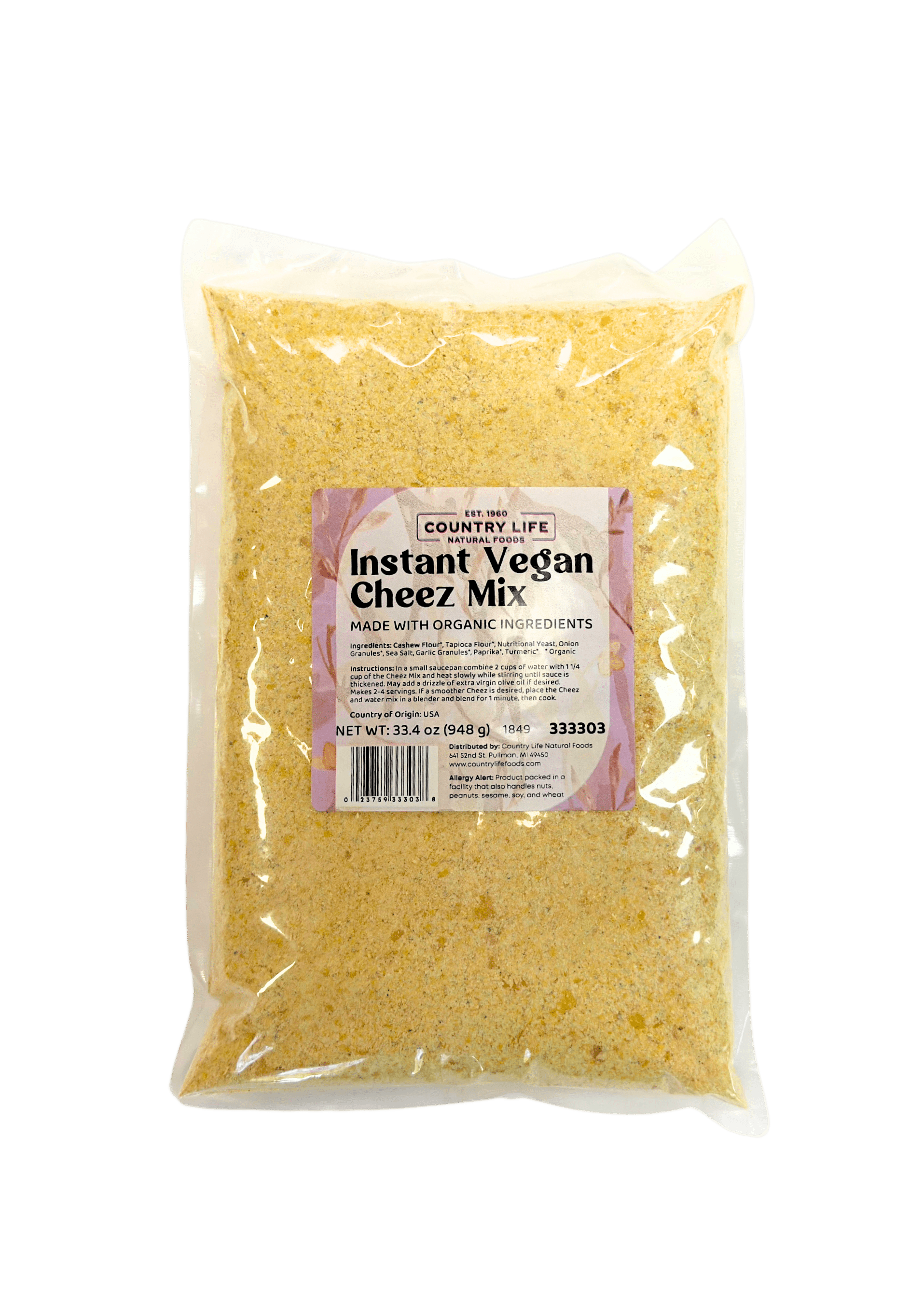 Cheez Mix, Vegan, Instant by Country Life Natural Foods