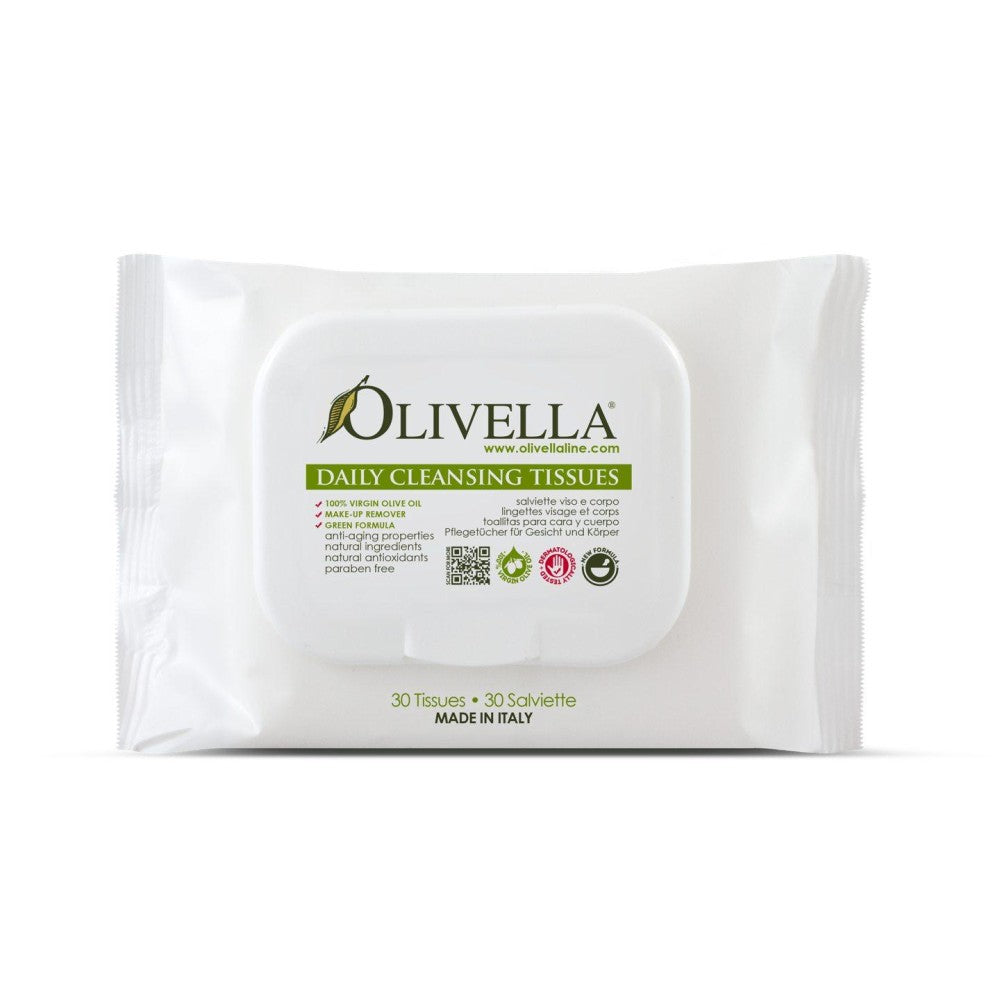 Olivella Daily Facial Cleansing Tissues, 30 Tissues by Pasteur Pharmacy