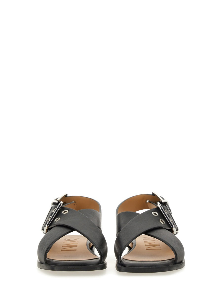 Ganni Women Studded Sandal by Luosophy