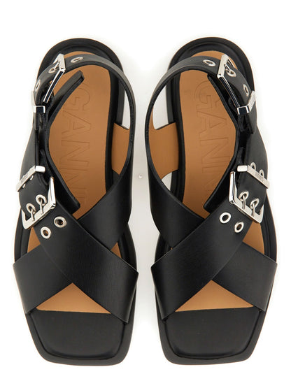 Ganni Women Studded Sandal by Luosophy