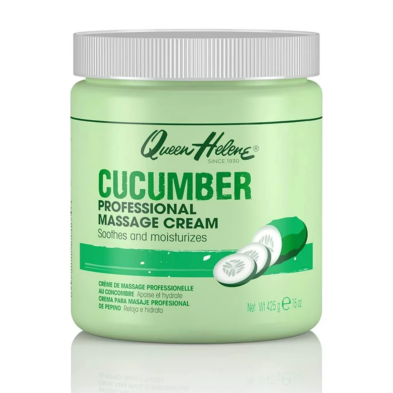 Queen Helene Cucumber Professional Massage Cream 15 Oz. Jar by Pasteur Pharmacy