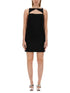 Versace Women Wool Blend Straight Mini Dress With Cut-Out by Luosophy