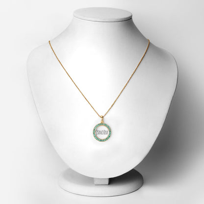 0.54 Carat Genuine Emerald .925 Sterling Silver Pendant by Bids.com