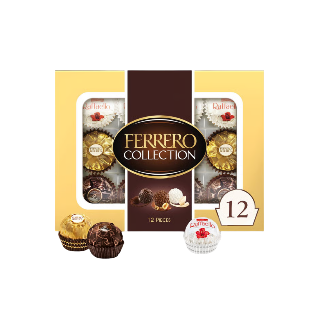 Ferrero Collection Fine Assorted Confections Gold Gift Box (12ct) by Farmacias Savia