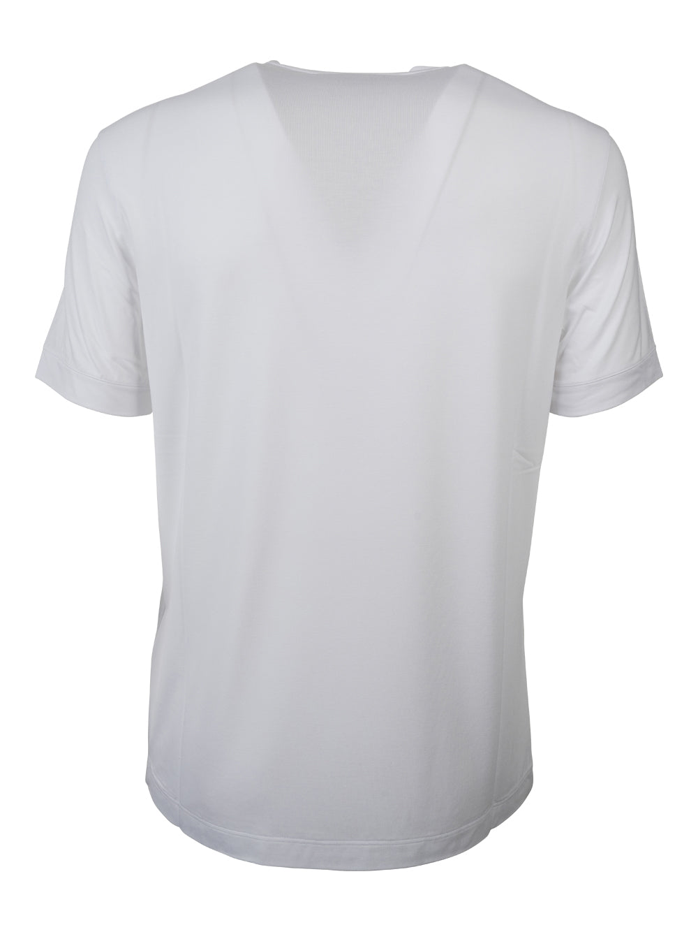 Giorgio Armani Men Asv Stretch-Viscose T-Shirt With Signature Logo by Luosophy