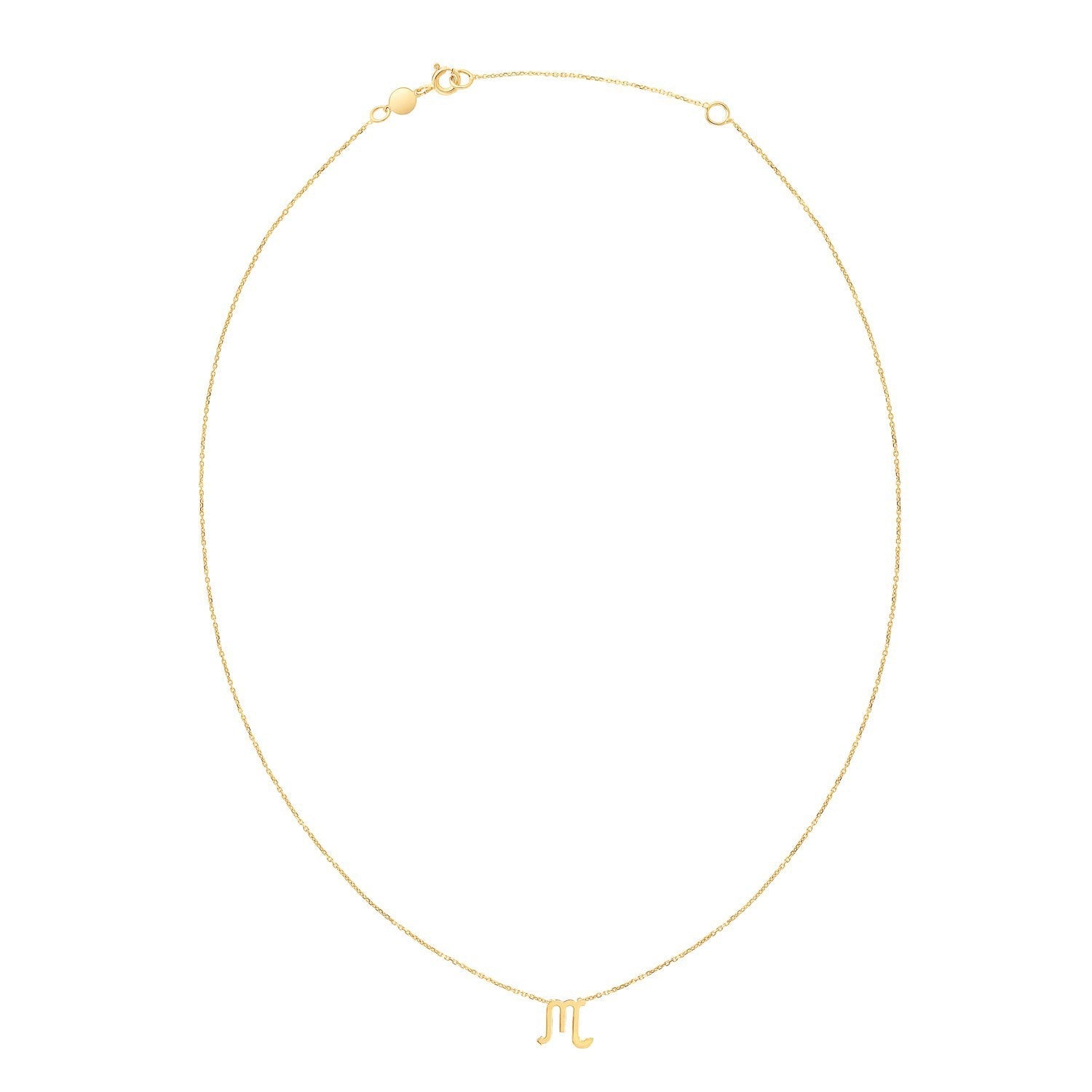 14K Yellow Gold Scorpio Necklace by Bids.com