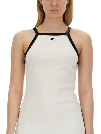 Courreges Women Dress With Logo by Luosophy