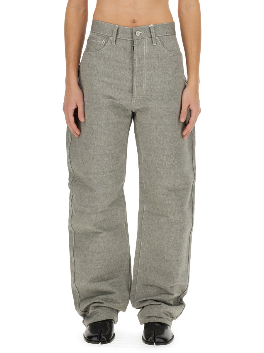 Maison Margiela Men Jeans In Denim by Luosophy