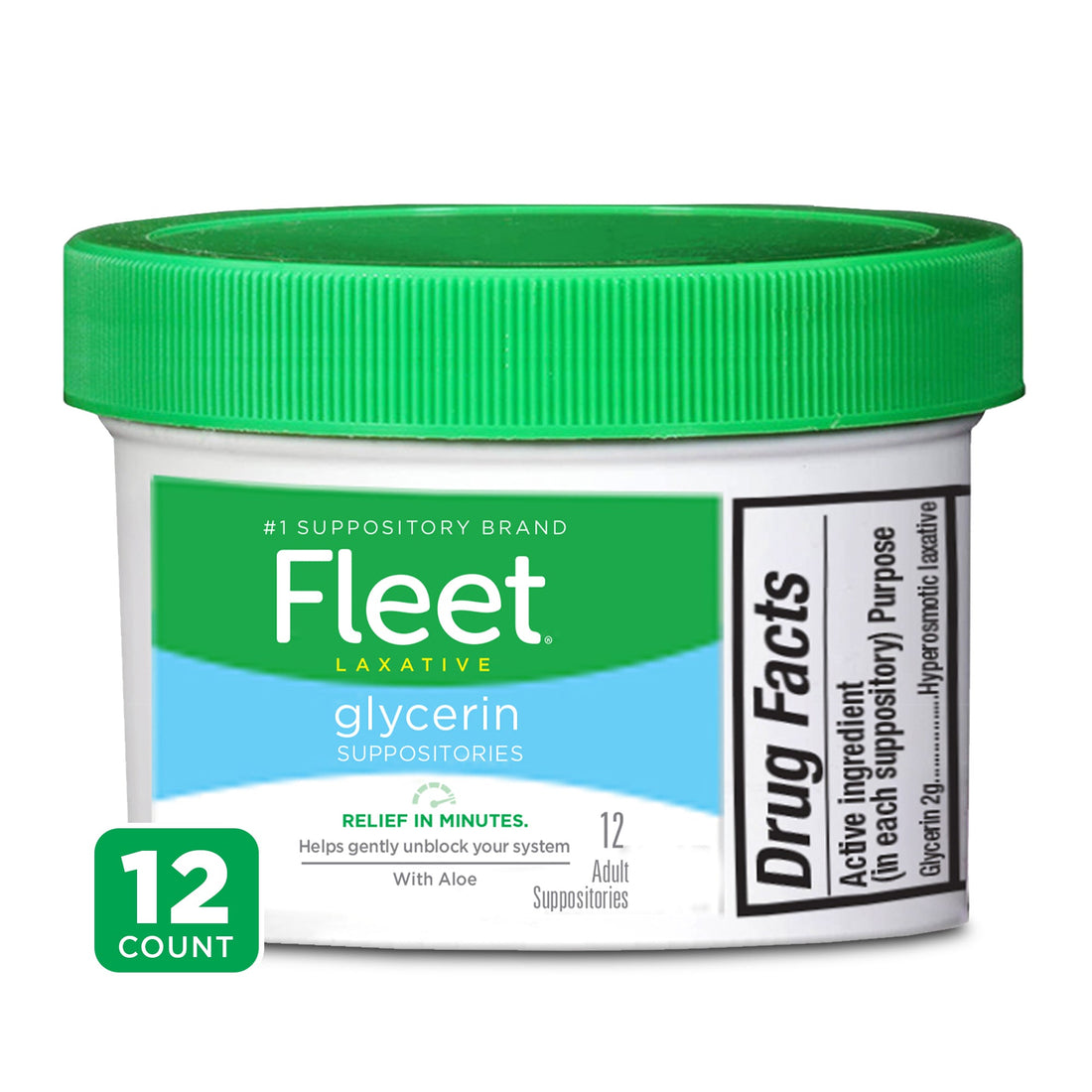 Fleet Laxative Glycerin Suppositories For Adult Constipation by Pasteur Pharmacy