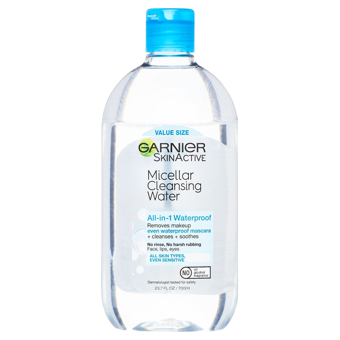 SkinActive  All-In-1 Waterproof  Micellar Cleansing Water  Value Size 23 Fl Oz - DestGlow