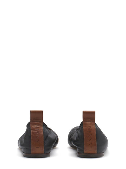 Lanvin Women Leather Ballerina by Luosophy