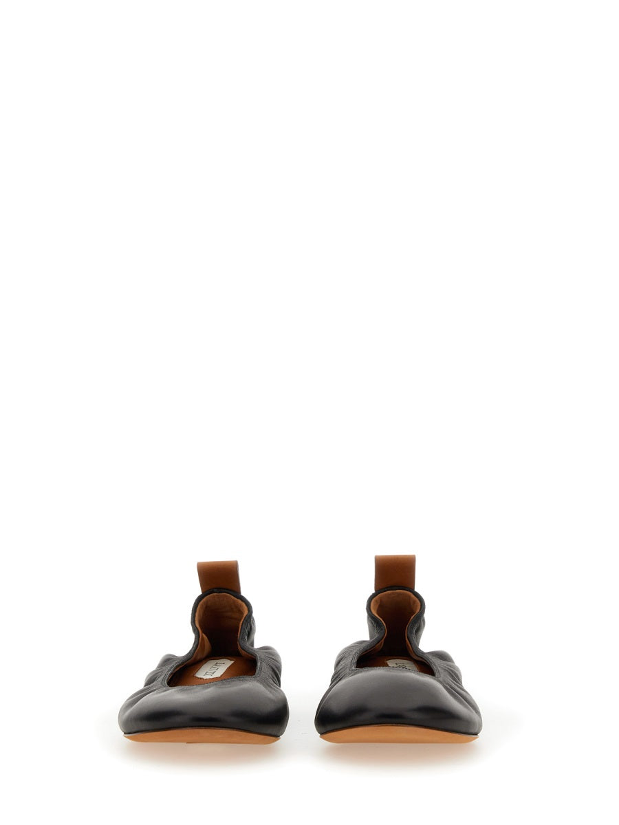 Lanvin Women Leather Ballerina by Luosophy
