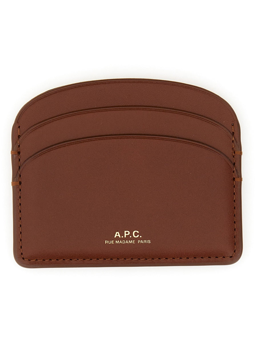 A.P.C. Women Demi Lune Card Holder by Luosophy