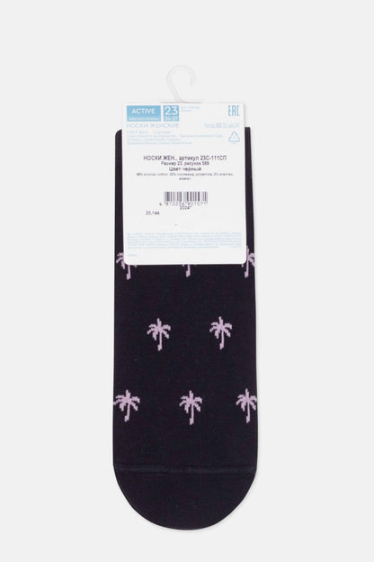 Cotton Ankle Socks Conte Active - 589 Palm Trees