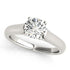 14k White Gold Cathedral Design Solitaire Diamond Engagement Ring (1 cttw) by Bids.com