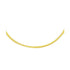 2.5mm 14k Two Tone Gold Reversible Omega Necklace by Bids.com