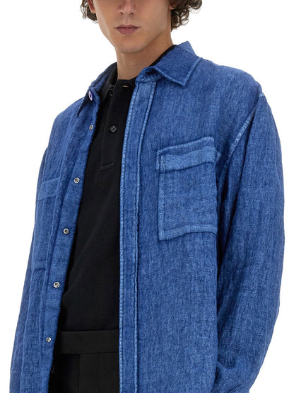 Burberry Men Linen Shirt by Luosophy