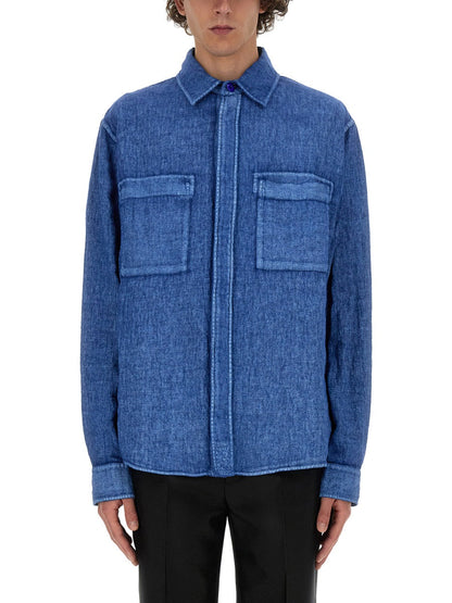 Burberry Men Linen Shirt by Luosophy