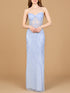 Beaded Corset Dress with Slit by Lara New York