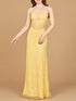 Beaded Corset Prom Dress with Slit by Lara New York