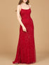 Lace Up Open Back Beaded Dress by Lara New York