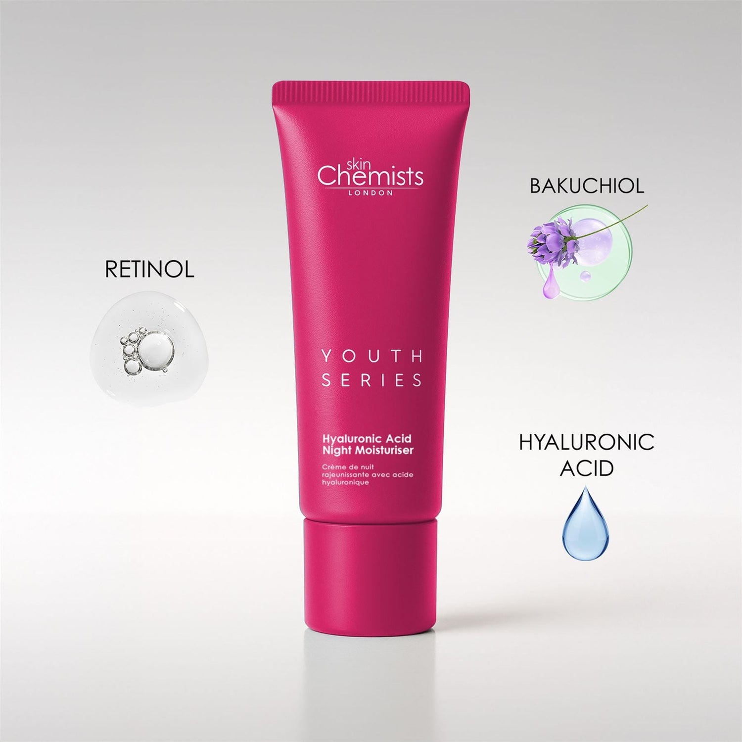 Retinol Bakuchiol Night Moisturiser 50ml by skinChemists US