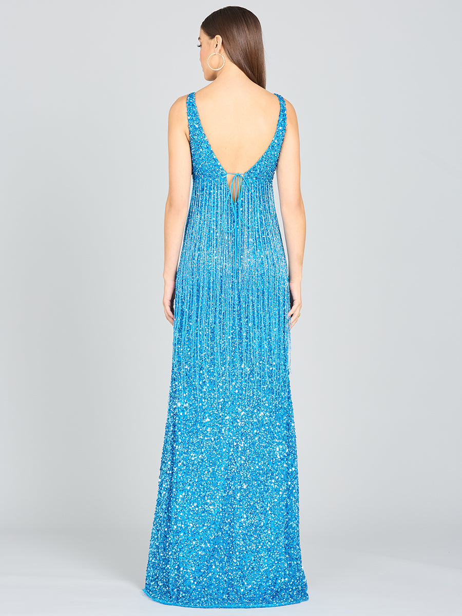 Regan Fringe Sequin Dress by Lara New York