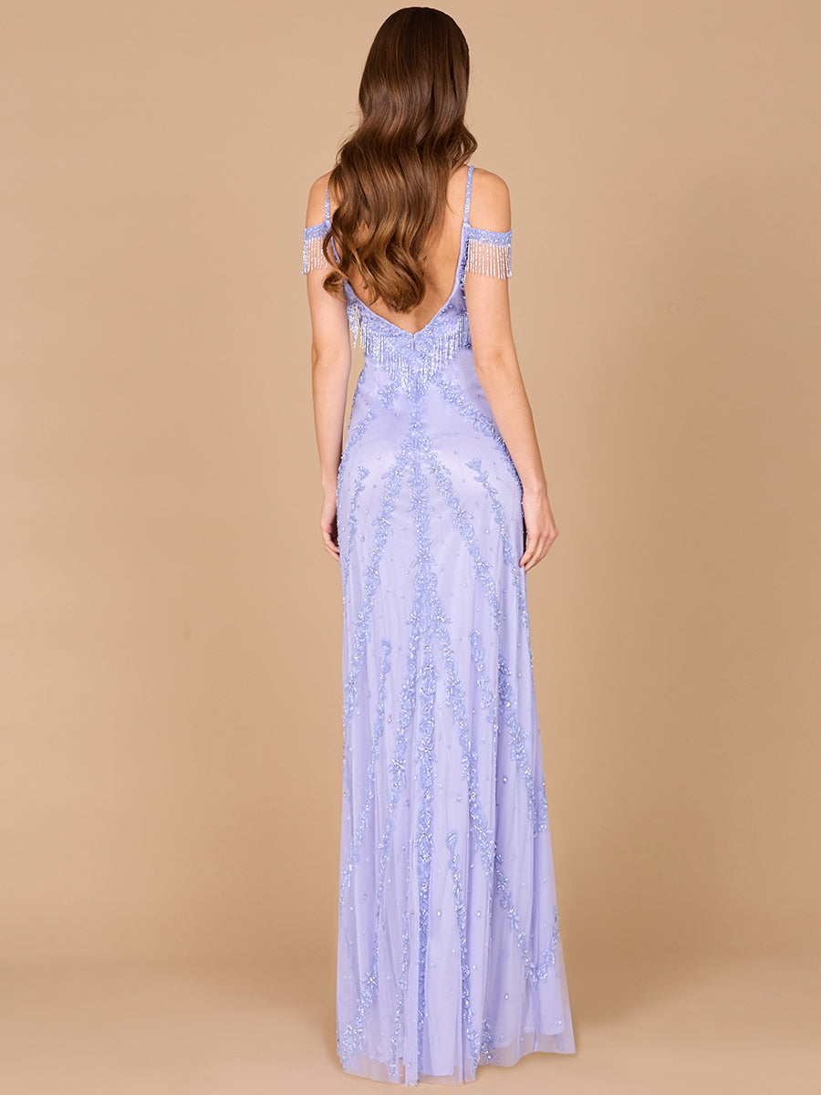 Candy Beaded Gown by Lara New York