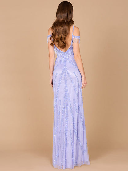 Candy Beaded Gown by Lara New York