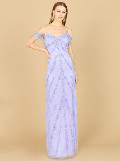 Candy Beaded Gown by Lara New York