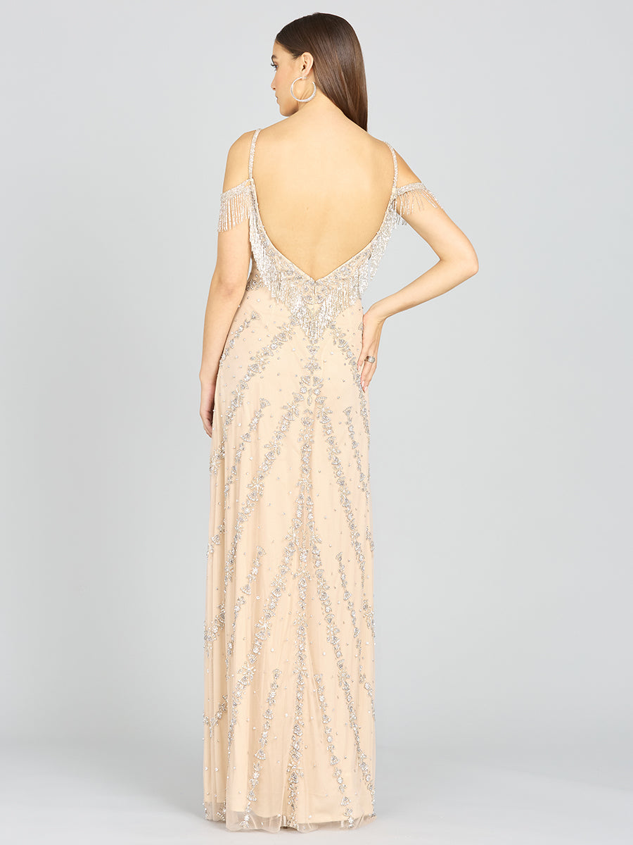 Candy Beaded Gown by Lara New York