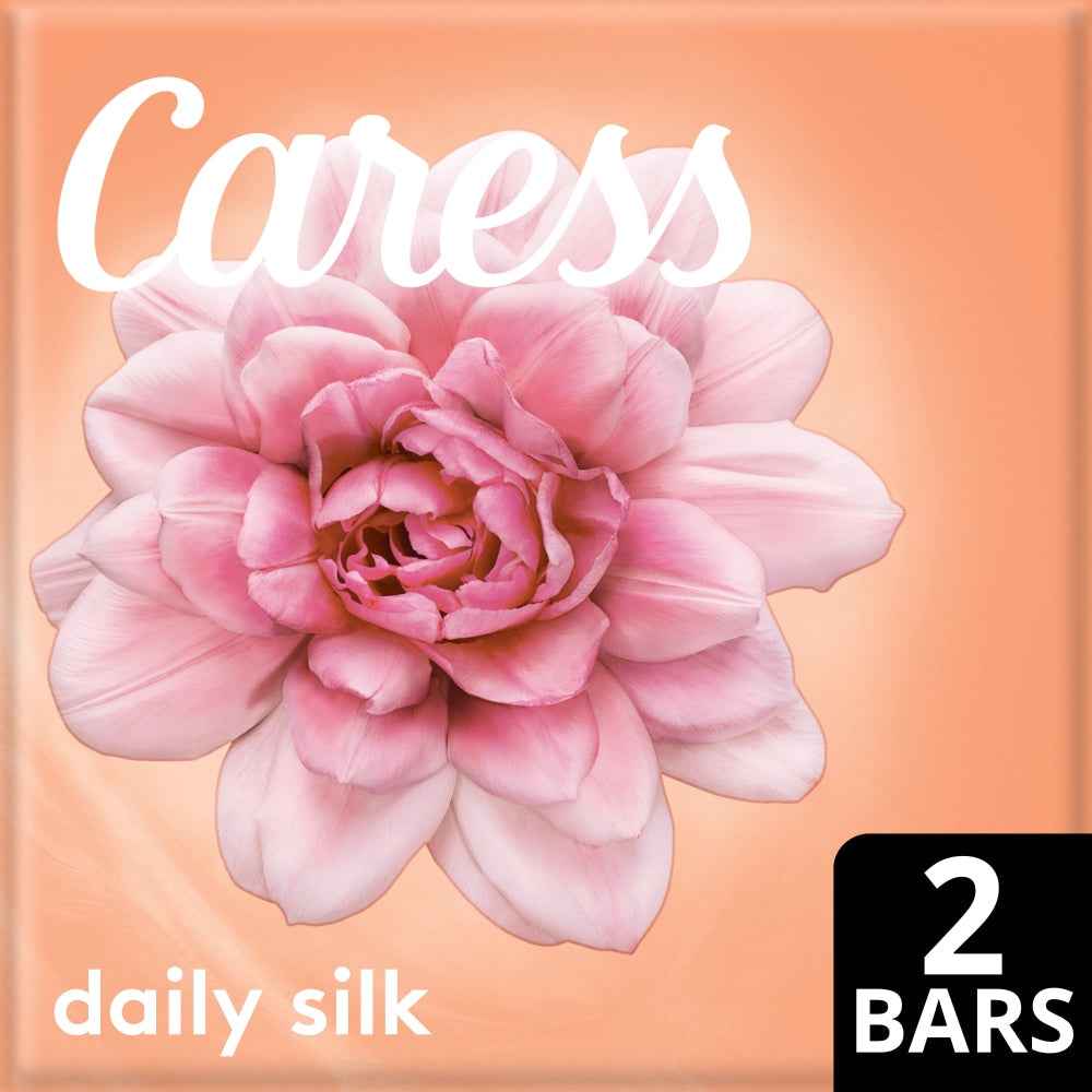 Caress Daily Silk White Peach &amp; Silky Orange Blossom Beauty Bar Soap