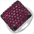 3.15 Carat Genuine Ruby .925 Sterling Silver Ring by Bids.com