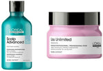 L'Oréal Paris Scalp Advanced Anti-Dandruff Dermo-Clarifier Shampoo & Liss Unlimited Hair Mask