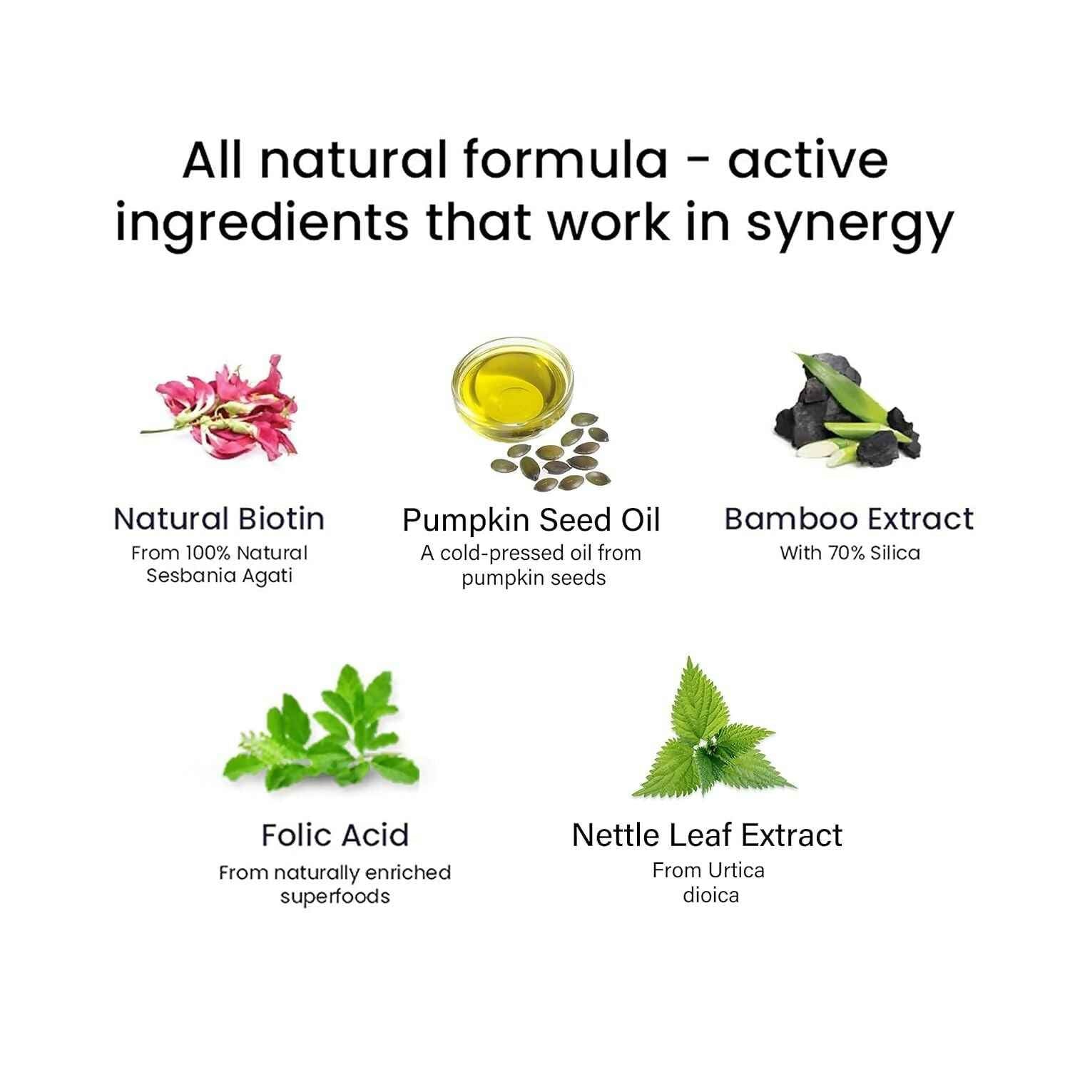 Wellbeing Nutrition Melts Healthy Hair &amp; Hair Fall Control Strips Combo