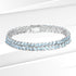 15.04 Carat Genuine Blue Topaz .925 Sterling Silver Bracelet by Bids.com
