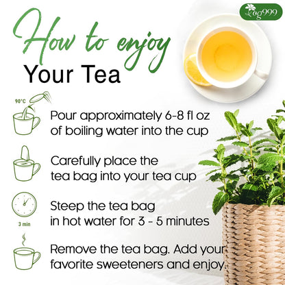 Premium Moroccan Mint Green Tea | Traditional Green Tea with Spearmint – Premium Quality Herbal Blend. by FreshDrinkUS - Natural and Premium Herbal Tea