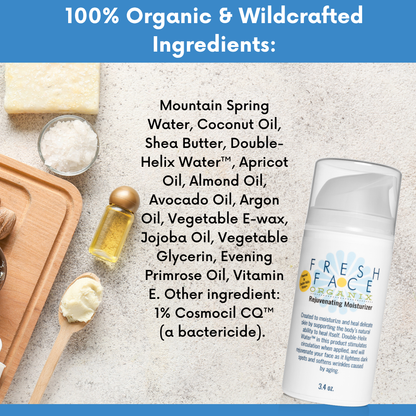 42 - Fresh Face Organix Rejuvenating Facial Moisturizer by COLEHERBALS LLC
