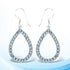 4.32 Carat Genuine London Blue Topaz .925 Sterling Silver Earrings by Bids.com