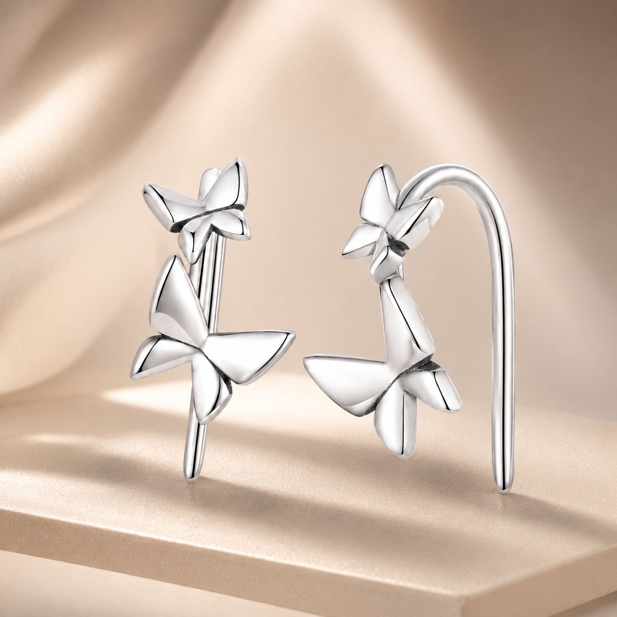 925 Sterling Silver Oxidized Earrings for Women  DestGlow