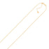 14k Rose Gold Adjustable Cable Chain 0.9mm by Bids.com