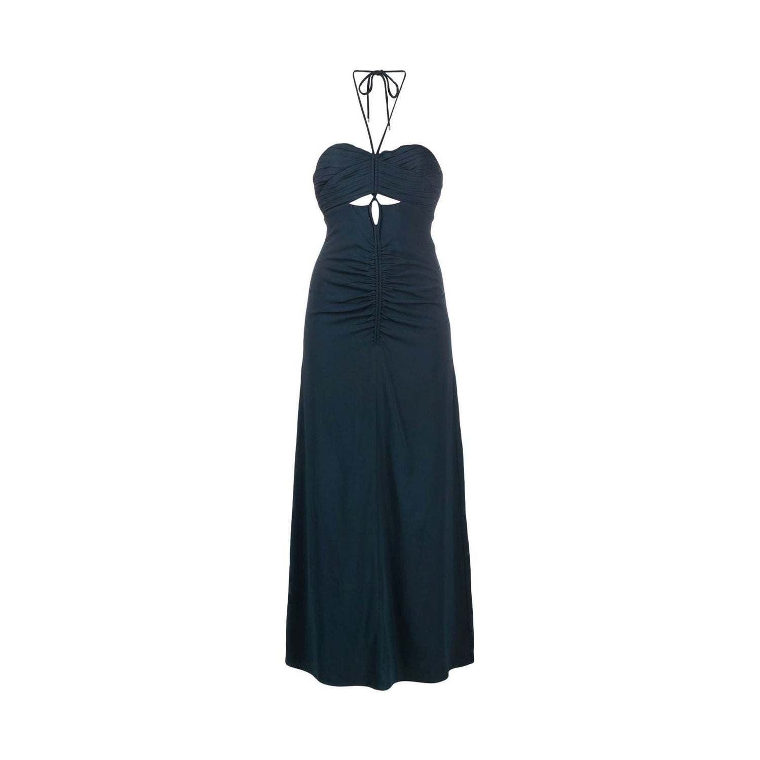 Self-Portrait Cut-Out Ruched Maxi Dress Women by Luosophy